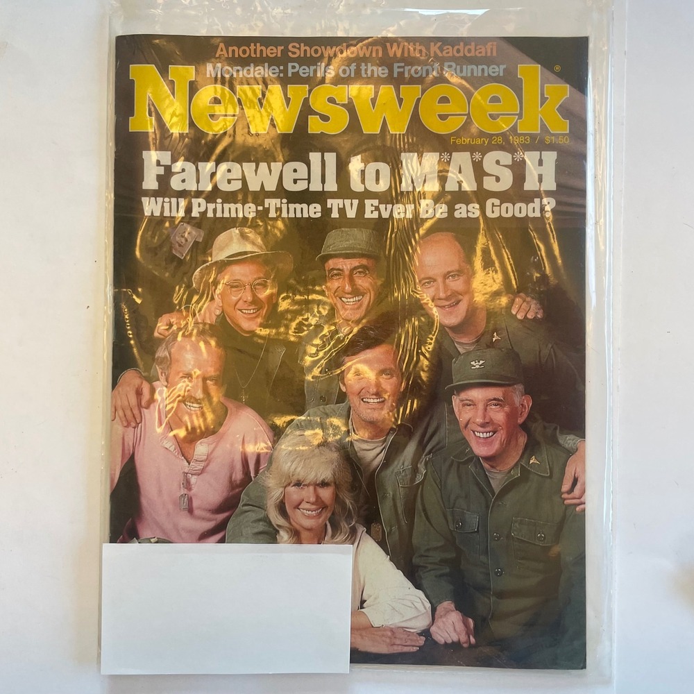 Vintage Newsweek Magazine Feb 28 1983 Farewell to MASH TV History Collectible